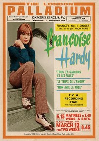 Αφίσα Francoise Hardy - Live at London, (59.4 x 84.1 cm)