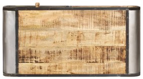 Τραπεζάκι Σαλονιού 100 x 50 x 35 εκ. από Μασίφ Ξύλο Μάνγκο - Καφέ