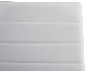 Καρέκλα LADY Μεταλλική με Κάθισμα PU Λευκό 40x48x95εκ. 4αδα 40x48x95 εκ.