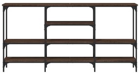 vidaXL Τραπέζι Κονσόλα Καφέ Δρυς 160x29x80 εκ. Επεξεργασμένο Ξύλο