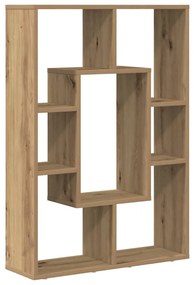 vidaXL Βιβλιοθήκη Αρτισιανή Δρυς 63x20x90 εκ. από Επεξεργασμένο Ξύλο