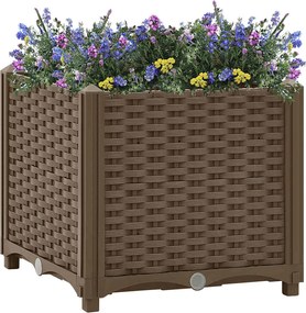 vidaXL Ζαρντινιέρα 40 x 40 x 38 εκ. από Πολυπροπυλένιο