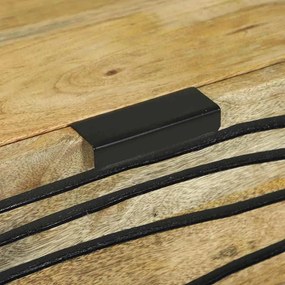 vidaXL Σετ Μπουφέδων 2 pcs Φυσικό 120 x 33,5 x 75 εκ