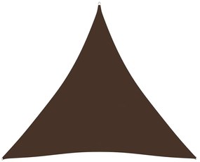Πανί Σκίασης Τρίγωνο Καφέ 4 x 4 x 4 μ. από Ύφασμα Oxford - Καφέ