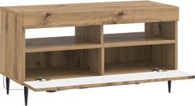 vidaXL Ντουλάπα LED Τηλεόρασης Artisan Δρυς Επεξεργασμένο Ξύλο