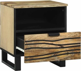 vidaXL Κομοδίνο Φυσικό 40 x 33 x 46 εκ. Επεξεργασμένο Ξύλο