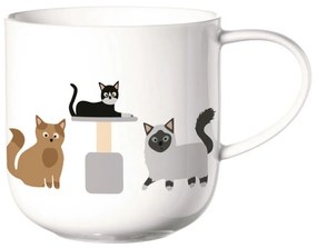 Κούπα Coppa Cats &amp; Dogs 19440014 400ml Multi Asa Bone China