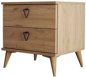 Κομοδίνο Versa 389MZA1711 52x45x55,1cm Oak