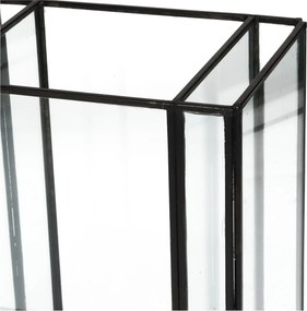 Κηροπήγιο ArteLibre Μαύρο Μέταλλο 18x13x21cm