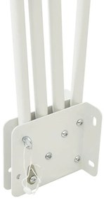 vidaXL Αδιάφανο σκίαστρο μπαλκονιού Γκρι 160 x 160 cm Πολυεστέρας