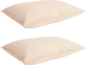 vidaXL Σετ Παπλωμάτων 2 τμχ. 200 x 220 cm Καποκ και Πολυεστέρας Μπεζ