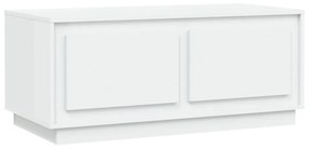 vidaXL Τραπεζάκι Σαλονιού Λευκό 102 x 50 x 44 εκ. Επεξεργασμένο Ξύλο