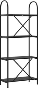 vidaXL Ράφι Βιβλίων 4 επιπέδων 60 x 30 x 146 εκ Επεξεργασμένο ξύλο