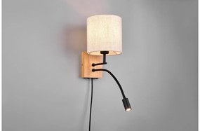 Απλίκα Φωτιστικό Τοίχου E27 28W IP20 Nilam 212879236 Trio Lighting-212879236-Καφέ 212879236