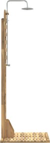vidaXL Εξωτερικό ντους 225 cm Λευκό