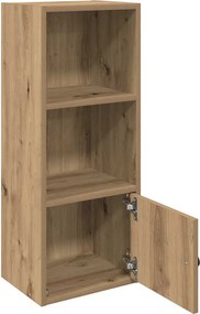 vidaXL Βιβλιοθήκη Αρτισιανή Δρυς 31x24x77 εκ. Επεξ. Ξύλο