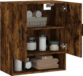 vidaXL Ντουλάπι Τοίχου Καπνιστή Δρυς 60x31x70 εκ. Επεξεργασμένο Ξύλο