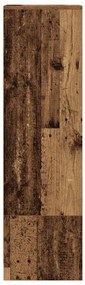 vidaXL Ντουλάπι Όψη Παλαιού Ξύλου 29,5x34x119,5 εκ. Επεξεργασμένο Ξύλο