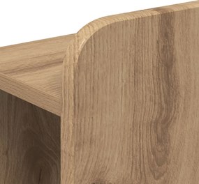 vidaXL Καλάθι με αποθήκη και κεφαλάρι Artisan Δρυς 80 x 200 cm
