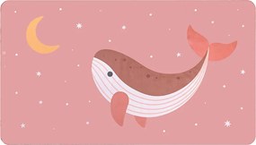 Παιδική Πετσέτα Θαλάσσης Microfiber (90x160) Monneka Pink Whale