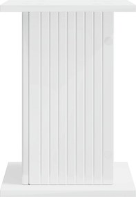 vidaXL Βάση φυτών 2 τμχ. Γυαλιστερό Λευκό 30,5 x 30 x 43 εκ