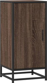 vidaXL Ραφιέρα Καφέ Δρυς 35,5x35x76 εκ. Επεξ. Ξύλο + Μέταλλο