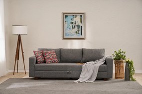 3-Seat Sofa-Bed Aly - Grey Grey