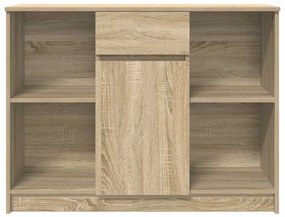 Συρταριέρα με Συρτάρια Sonoma Δρυς 101x35x76 εκ. από Επεξ. Ξύλο - Καφέ