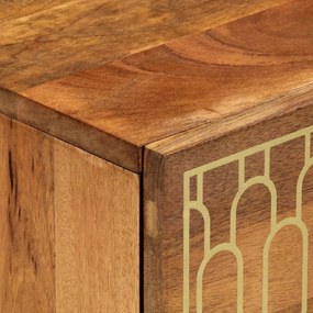 Βοηθητικό Ντουλάπι 40 x 33 x 75 εκ. από Μασίφ Ξύλο Μάνγκο - Καφέ