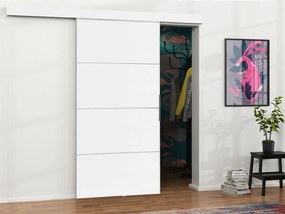 Συρόμενη πόρτα Malibu Plus-Leuko-Μήκος: 76 εκ.