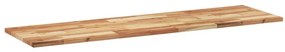 vidaXL Ράφια Κρεμαστά 4 Τεμ. 140x40x2εκ. Φινίρισμα Λαδιού Μασίφ Ακακία