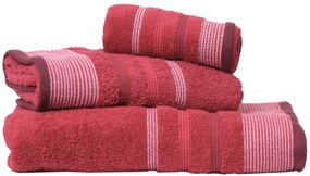 Πετσέτα Προσώπου 50x100 Χαβάη Κόκκινο Viopros