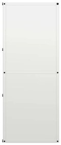 vidaXL Ράφι Καυσόξυλων Λευκό 40x30x75 εκ. Χάλυβας ψυχρής έλασης