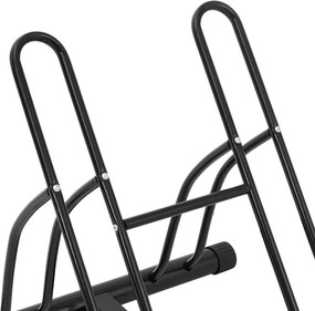 vidaXL Βάση Ποδηλάτου για 2 Ποδήλατα Επιδαπέδιο Χάλυβας
