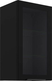 Κρεμαστή βιτρίνα Universal 40 GS 72 1F-Μαύρο