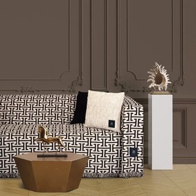 Ριχτάρι 3931 Ecru-Black Greenwich Polo Club Διθέσιο 180x250cm Ακρυλικό,Βαμβάκι, Polyester