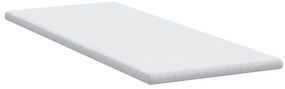 vidaXL Στρώματα Λευκό 70 x 200 cm 100% ύφασμα πολυεστέρα με τζακάρ