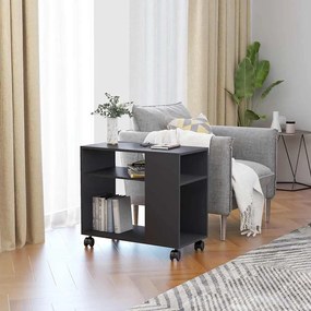 vidaXL Τραπέζι Βοηθητικό Γκρι 70 x 35 x 55 εκ. από Επεξεργασμένο Ξύλο