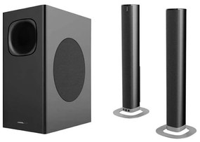 Soundbar 2 In 1 CASB240 6,6x7,5x97/38x30,6x17cm 2.1 240W Black Crystal Audio