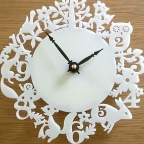 Intra απο ξύλο plywood 3mm-4mm πάχος – ξύλο ακρυλικού ρολογιού τοίχου Forest Ivory 15x20 cm INTRAVECTRY-MY557287