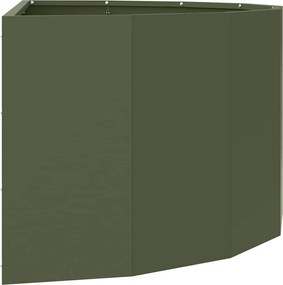 vidaXL Γλάστρα Ελιά Πράσινη 90 x 45 x 35 cm Ατσάλι