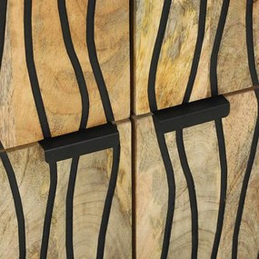 vidaXL Πλαϊνό Γραφείο Καφέ 60 x 33 x 75 cm Μασίφ ξύλο μάνγκο