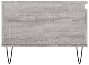 vidaXL Τραπεζάκι Σαλονιού Γκρι Sonoma 90x50x36,5εκ. Επεξεργασμένο Ξύλο
