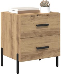 vidaXL Κομοδίνο 2 τμχ. Artisan Oak 40 x 35 x 47,5 εκ