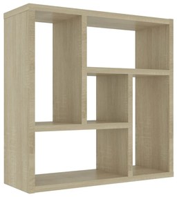 vidaXL Ραφιέρα Τοίχου Sonoma Δρυς 45 x 16 x 45 εκ. από Επεξ. Ξύλο