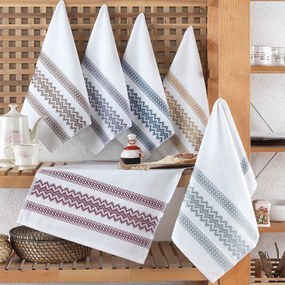 Πετσέτες Κουζίνας Efesto 321SHS1191 (Σετ 6τμχ) Multi L'Εssentiel Maison 40x60cm 100% Cotton