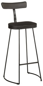 Bar Stools 2 τεμάχια Μαύρο 49x43x103 cm Στερεό ξύλο Mango 4013515