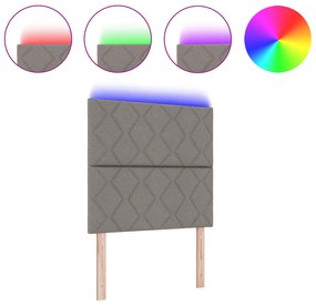 vidaXL LED Κεφαλάρι Σχεδίου Διαμαντιών Ταπέτο 100 εκ. Υφασμάτινο