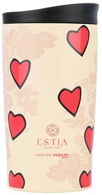 Ποτήρι - Θερμός Tender Lace Save The Aegean 01-31930 350ml Ivory-Red Estia