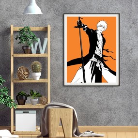 Πόστερ &amp; Κάδρο Ichigo Kurosaki Bleach AN068 21x30cm Εκτύπωση Πόστερ (χωρίς κάδρο)